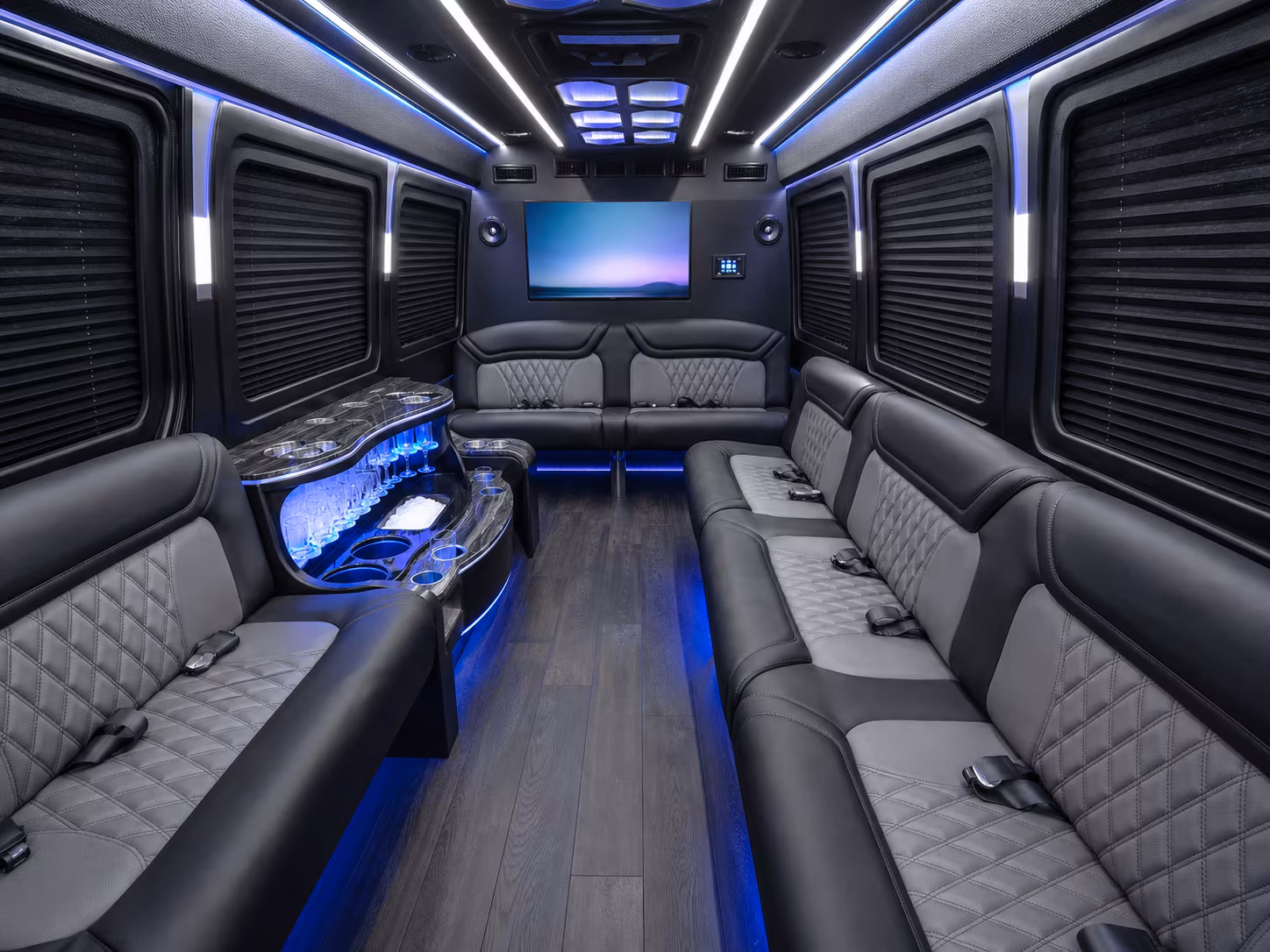 clovis corporate event transportation onboard seating